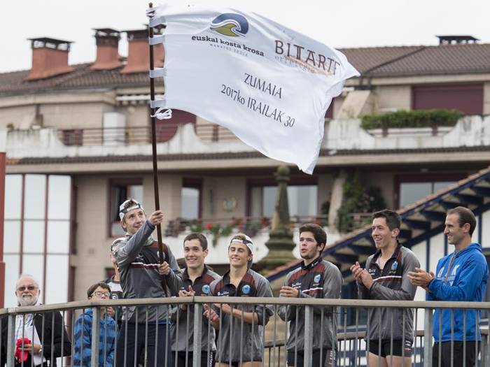 Getariak irabazi du trainerillen estropada Zumaian