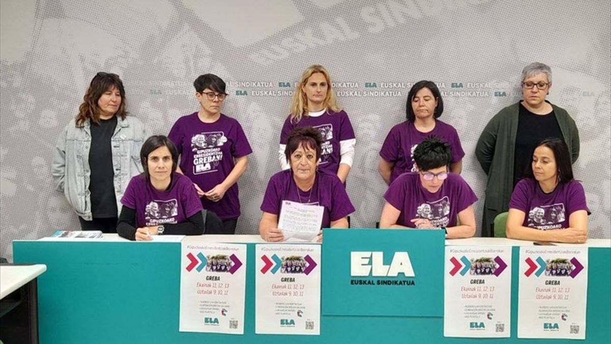 Sei greba egun deitu ditu ELAk Gipuzkoako adinekoen egoitzetan