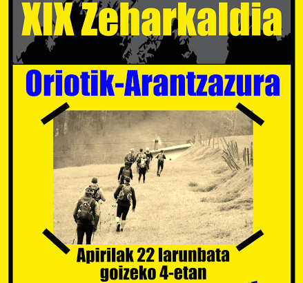 Oriotik Arantzazura zeharkaldia antolatu dute iganderako
