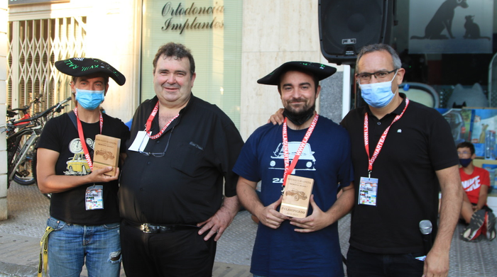 Kristina Gonzalez eta Iker Lorence nagusi, auto klasikoen XVIII. Azpeitia Hiria Rallyan
