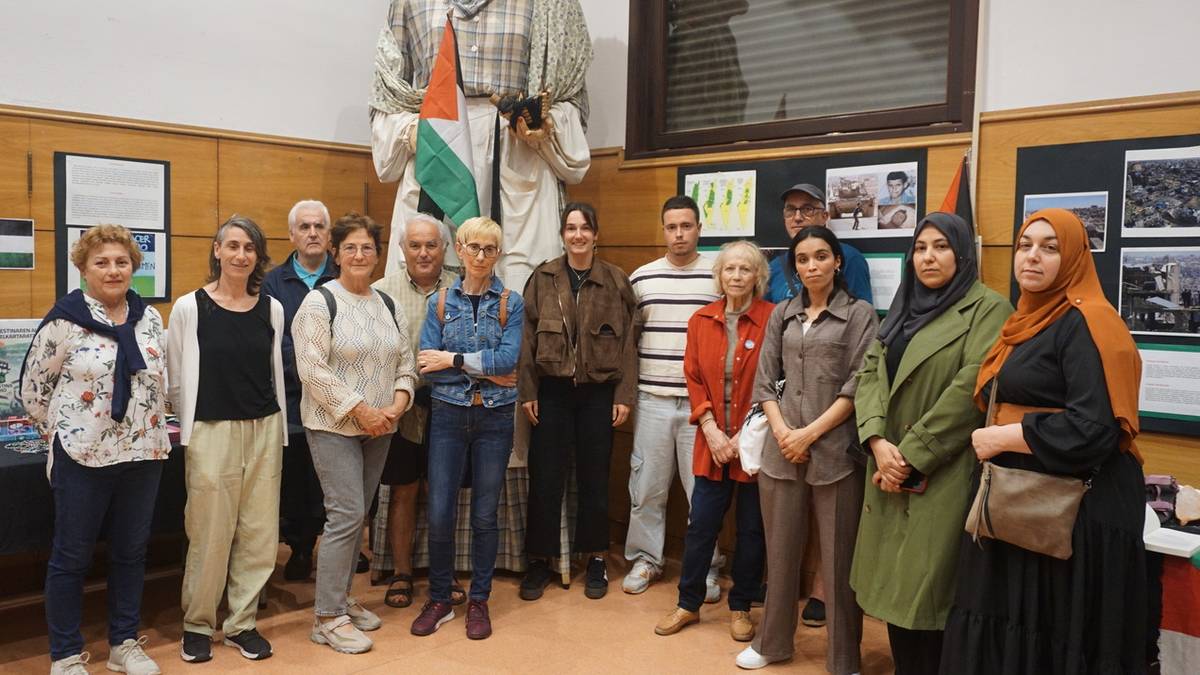 Palestinako egoera gordina "gertutik ezagutzeko" erakusketa, jada ikusgai Kultur Etxean