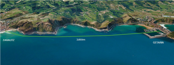 Gaur 40 zumaiar aterako dira Getaria-Zarautz igeriketa proban