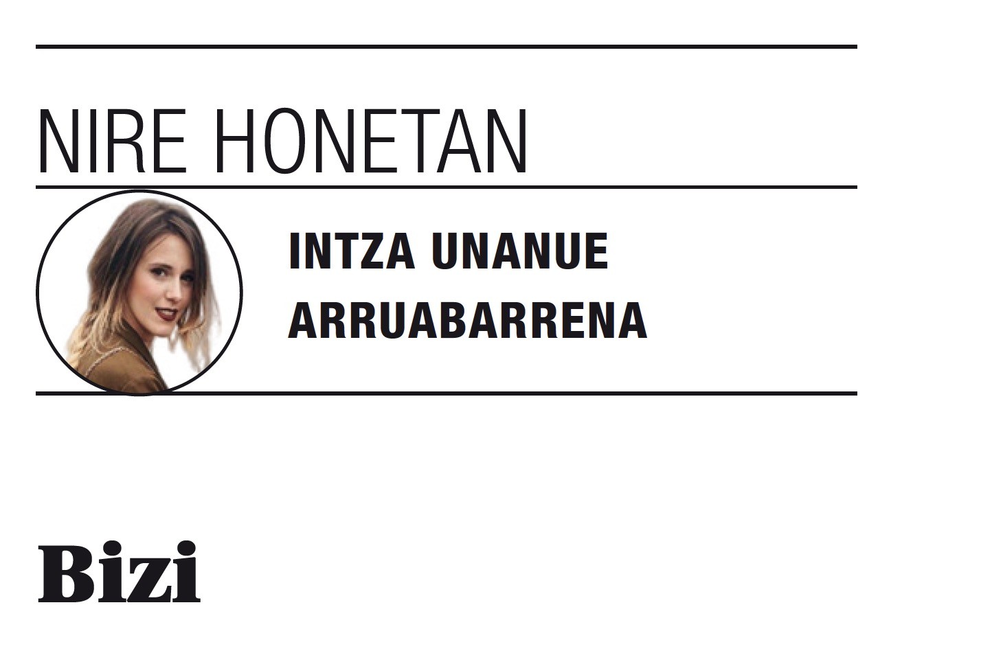 Iritzia: Bizi