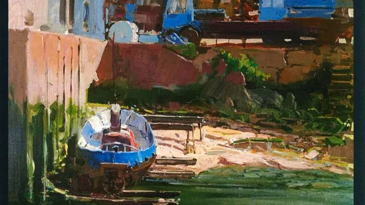 Kaleko pintura lehiaketako lanen erakusketa