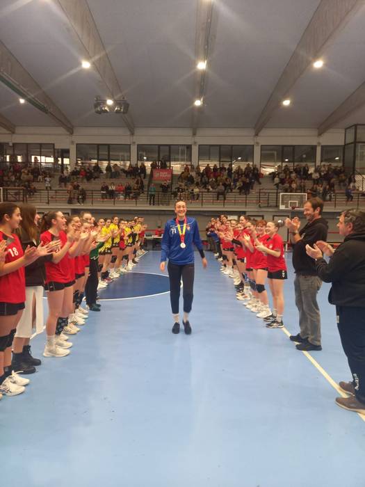 Pulpoko Andrea Saez deitu du Espainiako eskubaloi selekzioak txapelketa bat jokatzeko