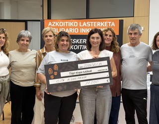 17.000 euro bideratuko ditu Ttipi-Ttapa taldeak alzheimerraren ikerketara