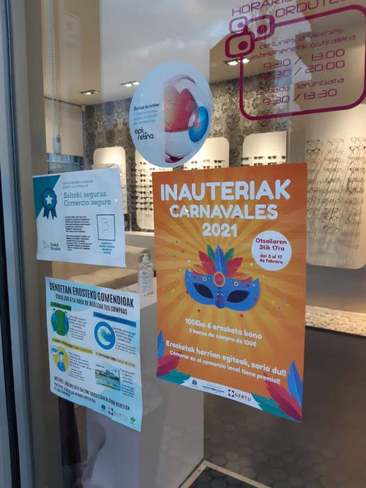 Inauterietako zozketa antolatu dute merkatariek
