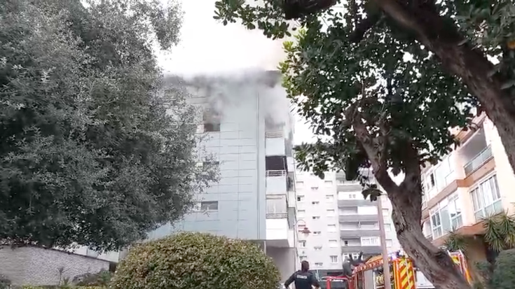 Sua piztu da Zarautzen, Ixpilla plazako eraikin batean