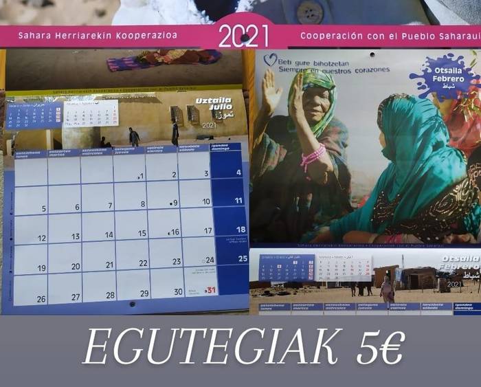 Zumaiako Darahli elkarteak 2021eko egutegiak jarriko ditu salgai