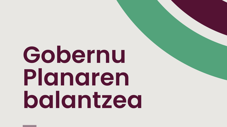 Ekitaldia: Gobernu Planaren balantzea aurkezteko ekitaldia