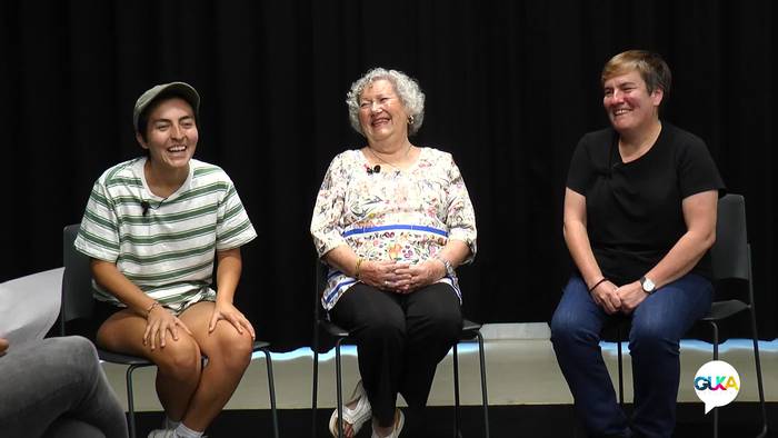 'Zurak eta Ezpalak': Mari Karmen Borda, Alaitz Olaizola eta Amets Cañizares