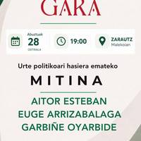 Ekitaldia: EAJren ekitaldi politikoa