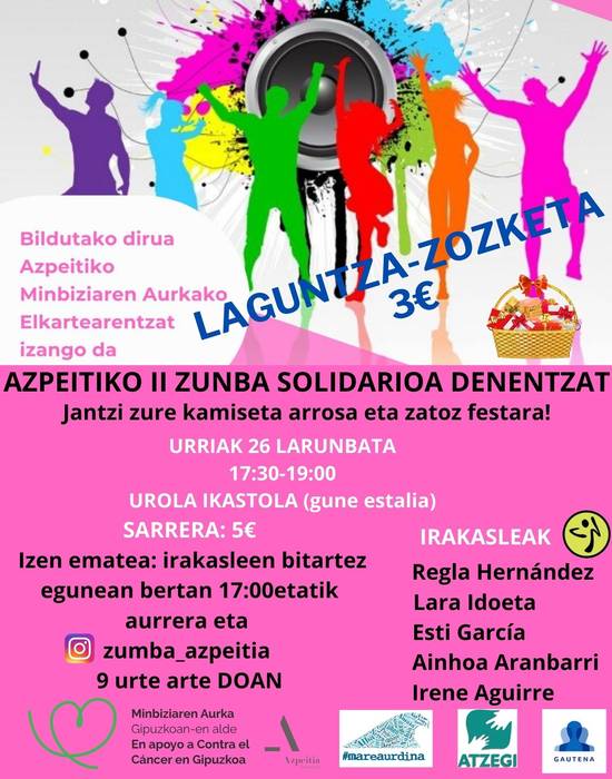 Azpeitiko II. Zumba Solidarioa Denentzat