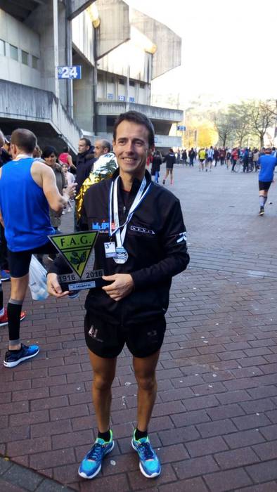 Andoni Sudupe azpeitiarra hirugarren izan da Gipuzkoako maratoi txapelketan