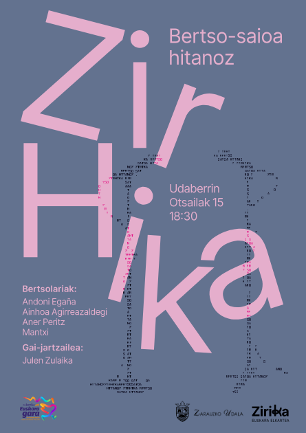 Bertsoak: Hitanoz bertso saioa