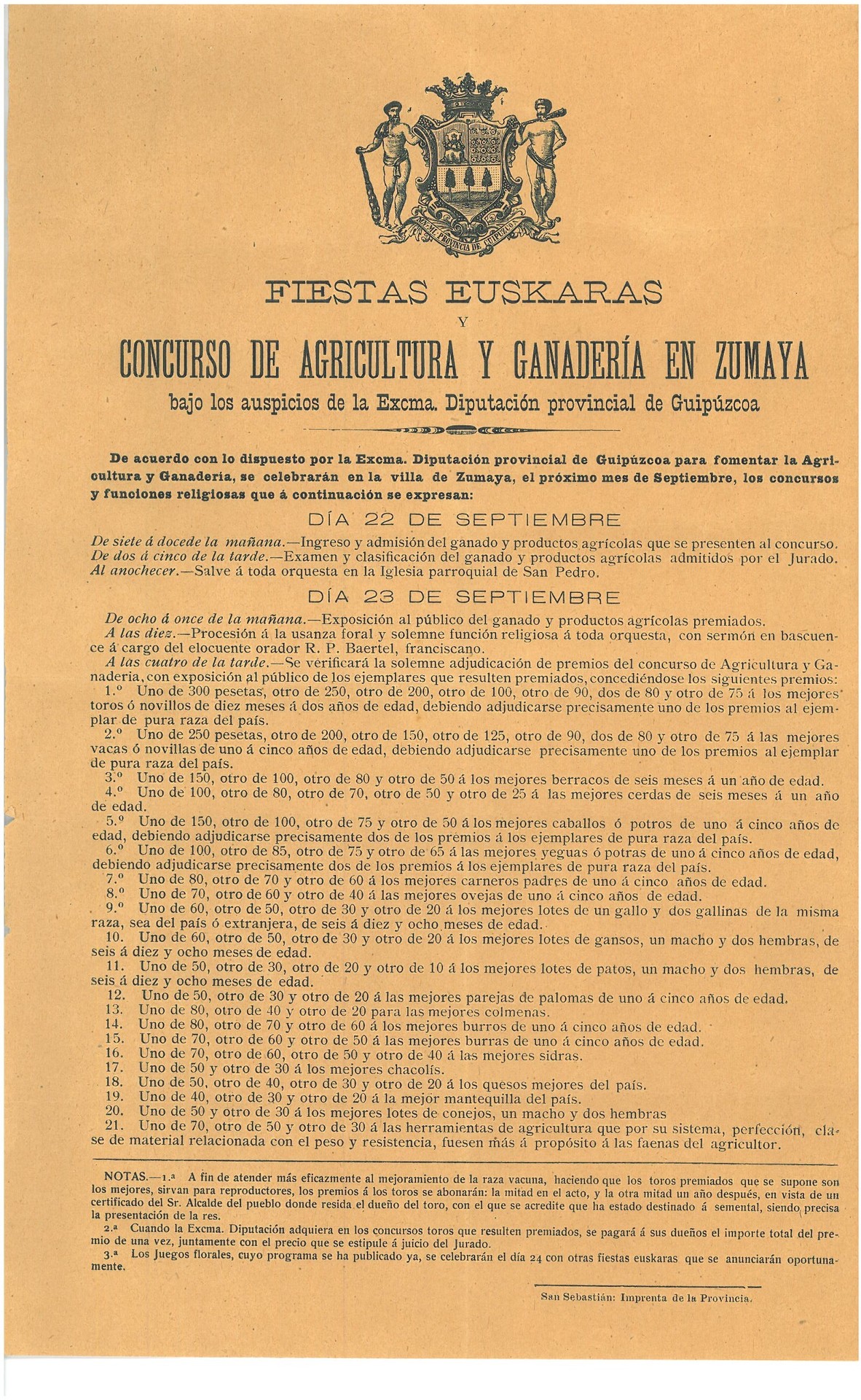 “Ongi etorriak izan zaiteztela Zumayako euskal-festetara”