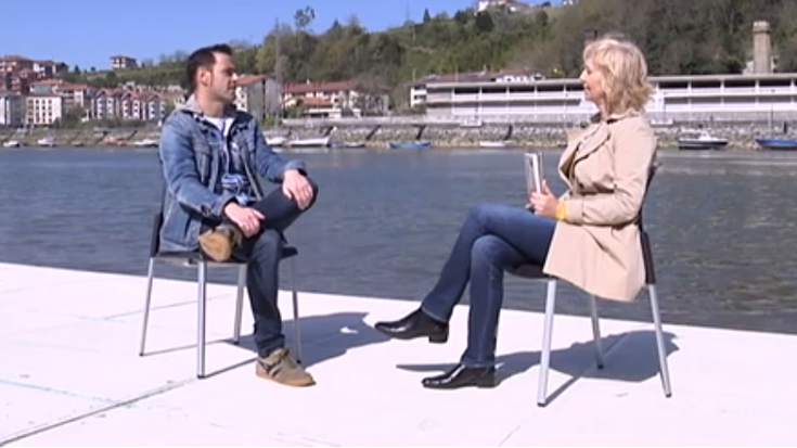 Xabier Etxeberria elkarrizketatu dute 'Arte[faktua]' saioan