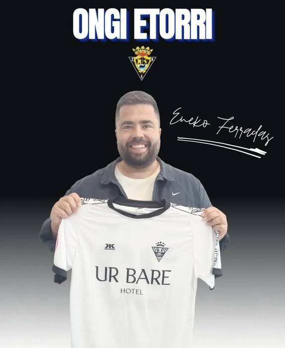 Eneko Ferradas izango da Zarauzko futbol taldeko mutilen lehen taldeko entrenatzaile berria