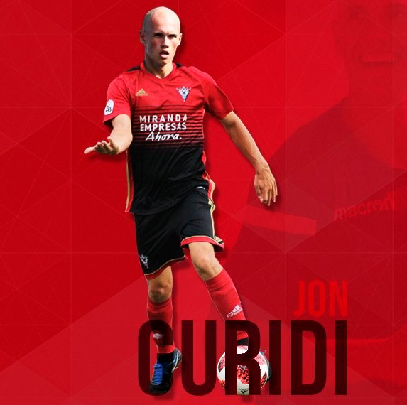 Realak utzita, Mirandes taldean ariko da aurrerantzean Jon Guridi