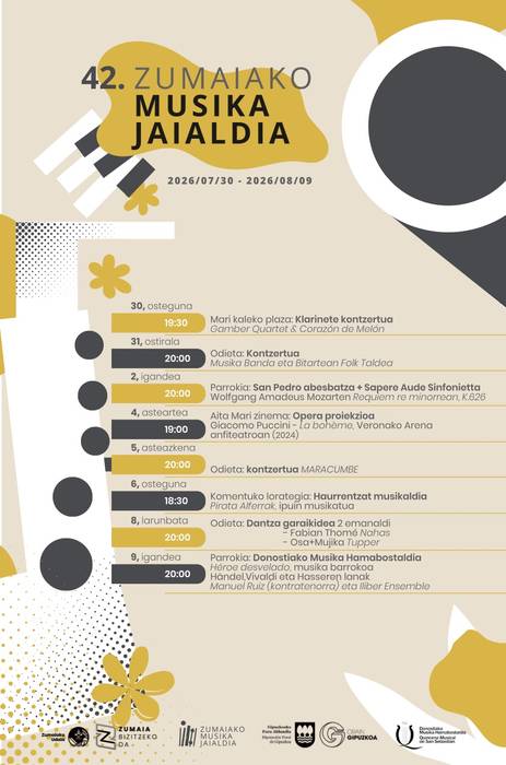 42. Zumaiako Musika Jaialdia: Klarinete kontzertua