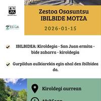 Zestoa Osasuntsu: ibilbide motza