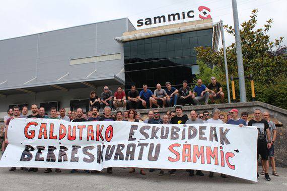 Lau urterako lan hitzarmena adostuta, greba bertan behera utzi dute Sammic-eko langileek