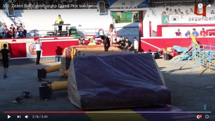 VIII. Zezen Beltz asteburuko Grand Prix solidarioaren bideoa