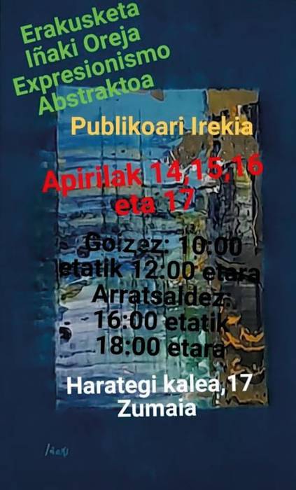 Iñaki Orejaren erakusketa