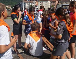 Uretan blai amaitu dute gaztetxoek sanpedroetako erronkan