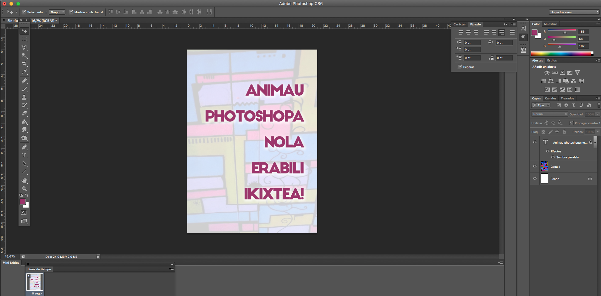 Photoshop tailerraren bigarren saioa izango da bihar Gaztetxean
