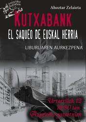 Kutxabank gai duen liburu-aurkezpena izango da Gaztetxean