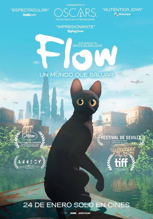 Zinema: 'Flow, un mundo que salvar' filma