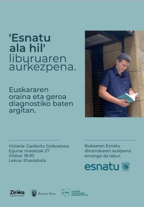 Liburu aurkezpena: 'Esnatu ala hil'