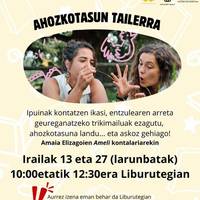 Ahozkotasun tailerra