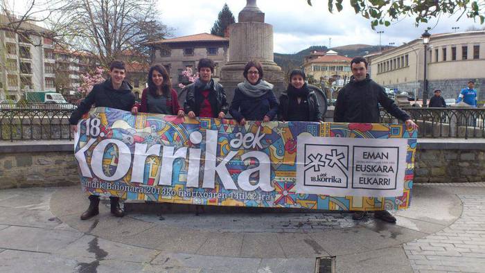 Korrika Kulturaleko ekimenez jositako astea Azkoitian