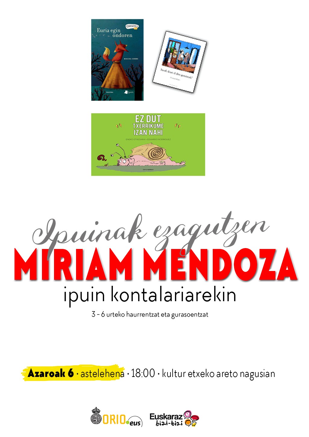 Miriam Mendoza ipuin kontalaria