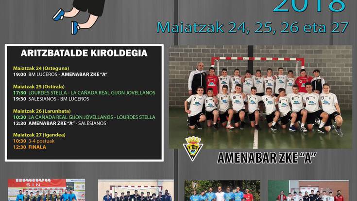 Espainiako txapelketa jokatuko dute asteburu honetan eskubaloiko infantilek