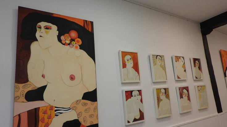 Eva Azkueren 'Dama jokoa' margo erakusketa irekiko dute Arkamin