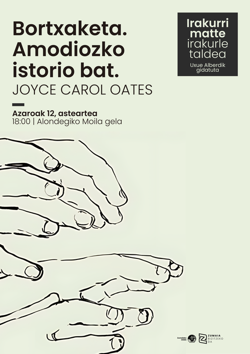 Irakurri matte: Joyce Carol Oates-en 'Bortxaketa. Amodiozko istorio bat.'