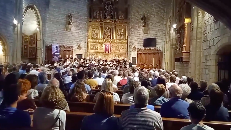 Parrokia gainezka, San Pedro Abesbatzaren kontzertuan