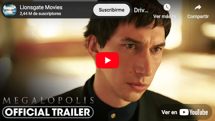 'Megalopolis' filma emango dute gaur jatorrizko hizkuntzan