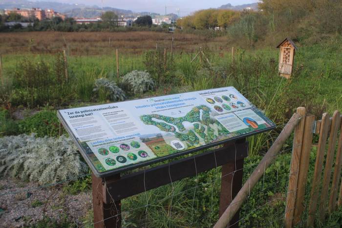 Informazio panel berria jarri dute Iritako hezegunean