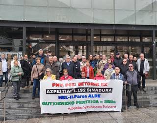 "Mespretxuak mespretxu" herri ekimen legegilearen alde segituko dute pentsiodunek