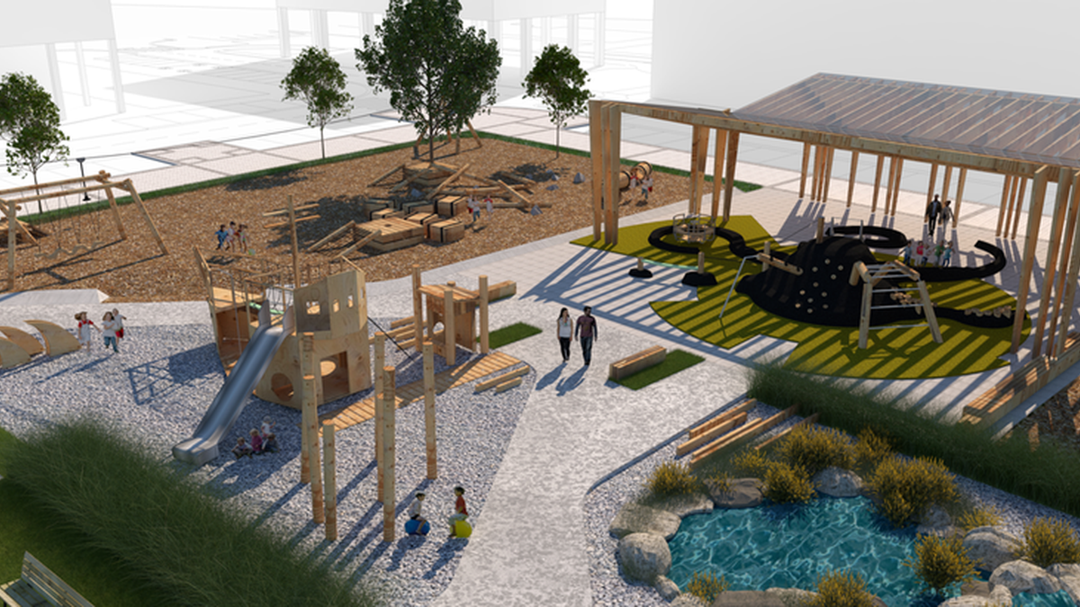 Marianton haur parkea erabilera anitzeko eremu bilakatuko duen obra lizitatu du udalak