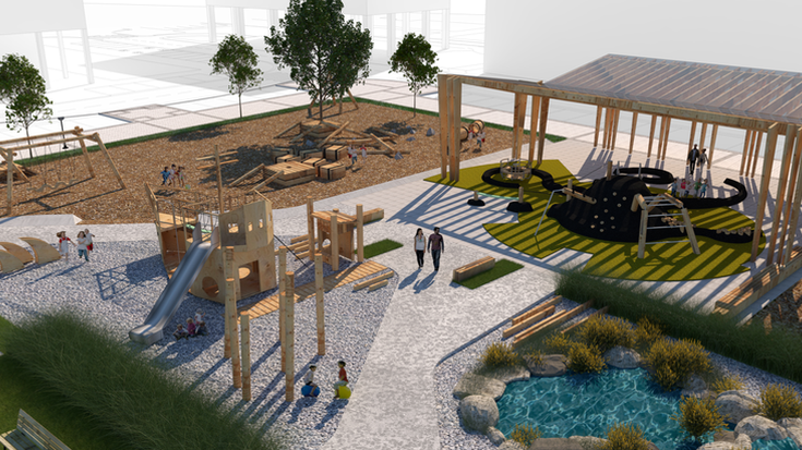 Marianton haur parkea erabilera anitzeko eremu bilakatuko duen obra lizitatu du udalak