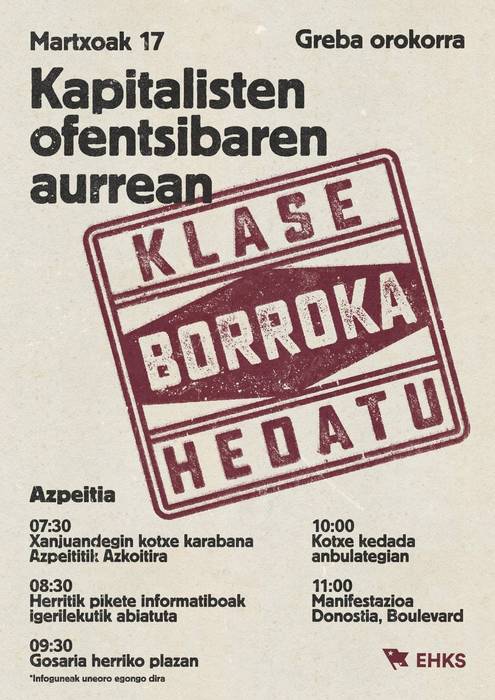 Greba orokorra Azpeitian