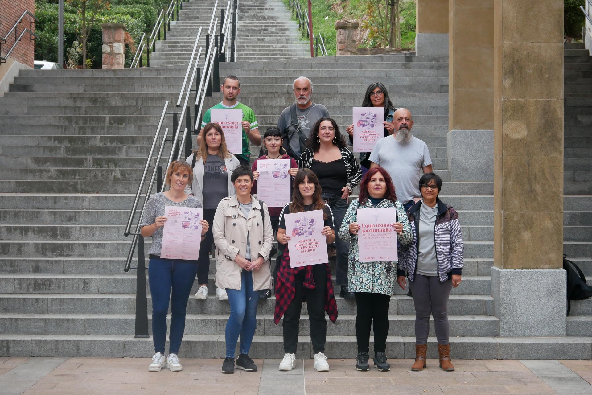 Zaintzaz egun osoko jardunaldia prestatu dute Malen Etxeak, Emakumeon Etxeak eta mugimendu feministak hilaren 22rako