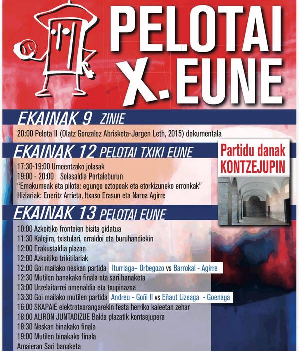 X. Pilotari Txiki Eguna