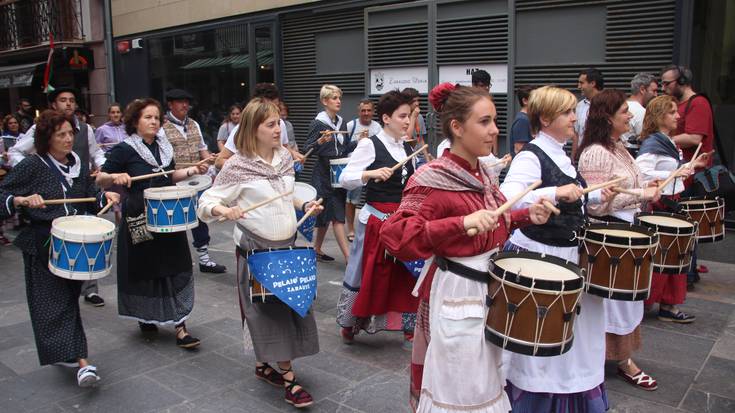 Bigarren urtez, hiru danborrada izango dira Sanpelaioetan