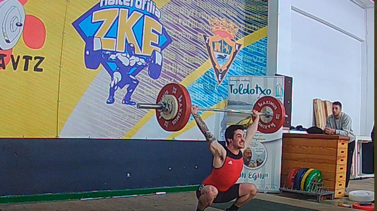 Atzo abiatu zuten 2020ko Halterofiliako Liga Nazionala Zarautzen